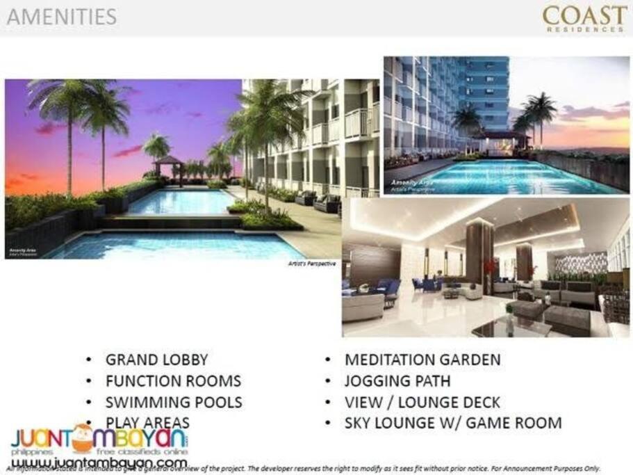 Smdc Coast Residences Lovely Fully-Furnished 1 Bedroom Condo With Pool Manila Exterior photo